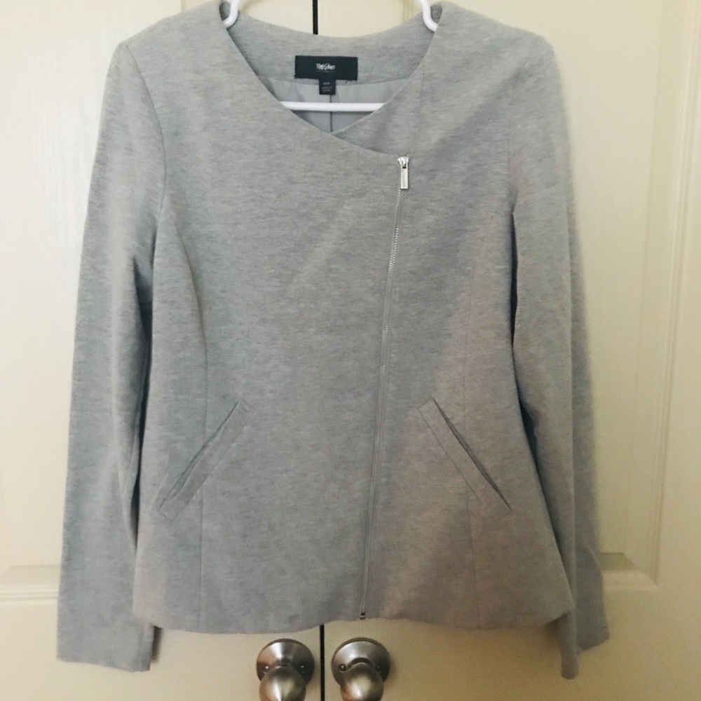 NWOT asymmetric zip jacket
